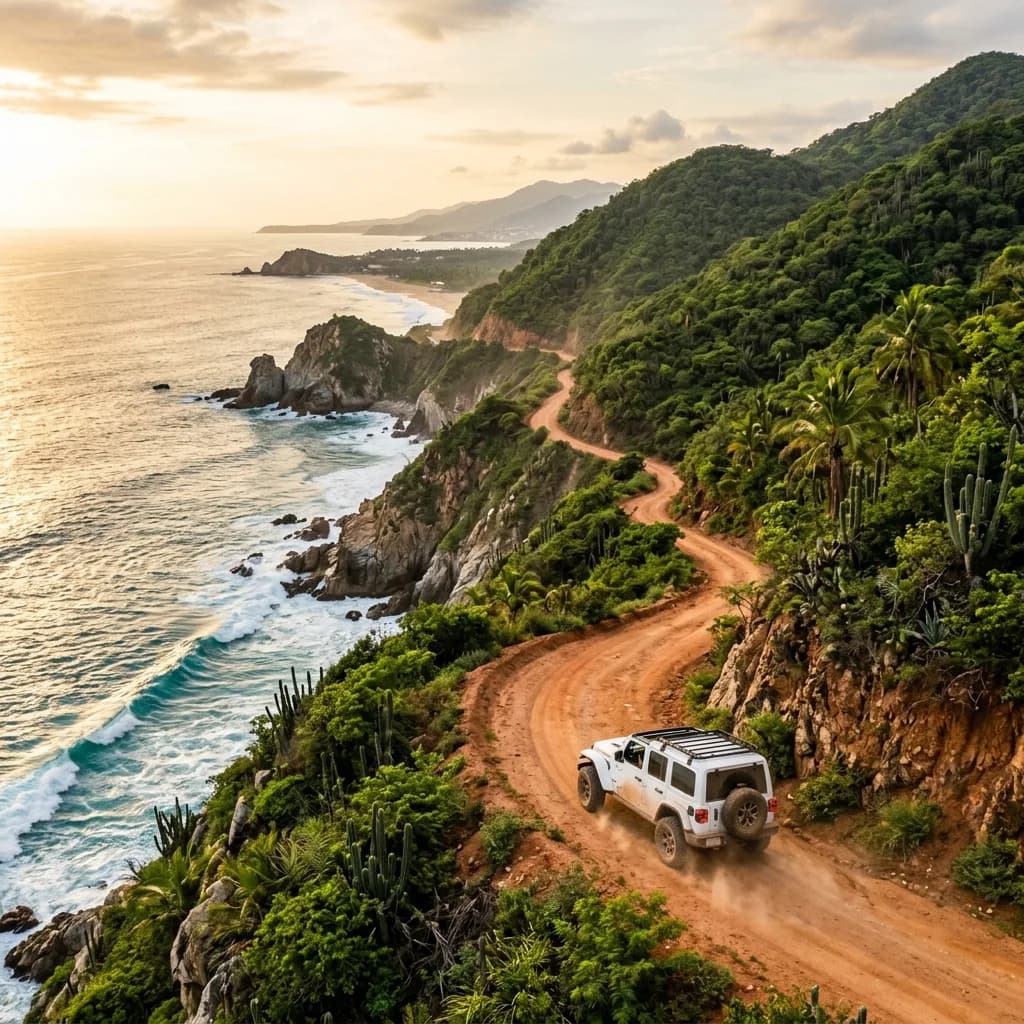 Renta de Jeep y cuatrimoto en Puerto Escondido 2026: 6 escapadas reales por la costa de Oaxaca | KORU